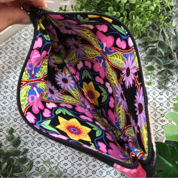 Colorful Floral Print Small Bag/Pouch - Picture 5 of 6
